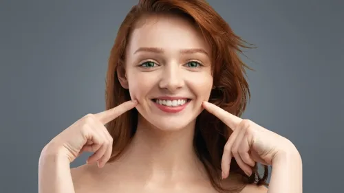 Cheek dimples are the most common type of dimple. (Image via Shutterstock)