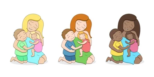 Differences in the type and amount of melanin allow us to have a wide range of hair colors. Having very little melanin at all results in blonde hair. Red hair comes from having higher levels of pheomelanin, and brown and black hair come from having higher levels of eumelanin. (Image via Shutterstock)